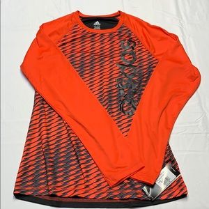 Black and orange adidas long sleeve